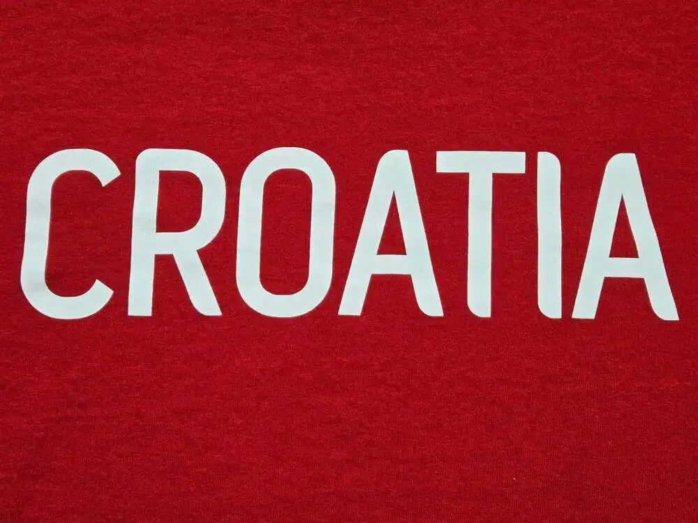 Nike Croatia HNS National Soccer Team Graphic T-Shirt Red